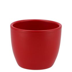 Blumentopf Matt rot 7x6cm