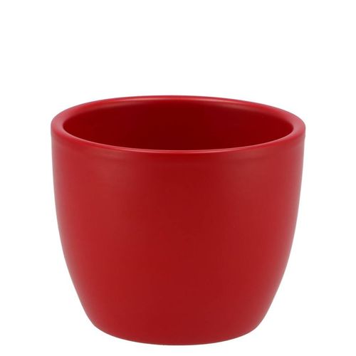 Blumentopf Matt rot 7x6cm