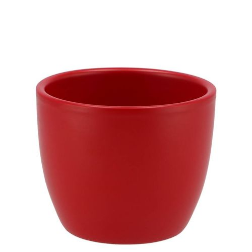 Blumentopf Matt rot 7x6cm