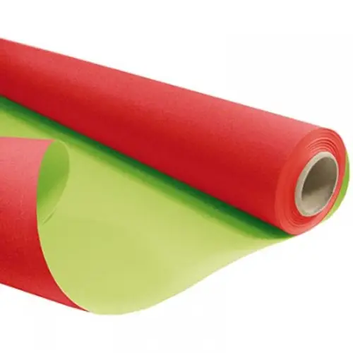 Papier Rolle 80cm Duo rot/grün 60gr 40m