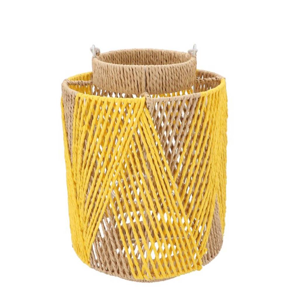 Laterne Gaby gelb 18x28cm