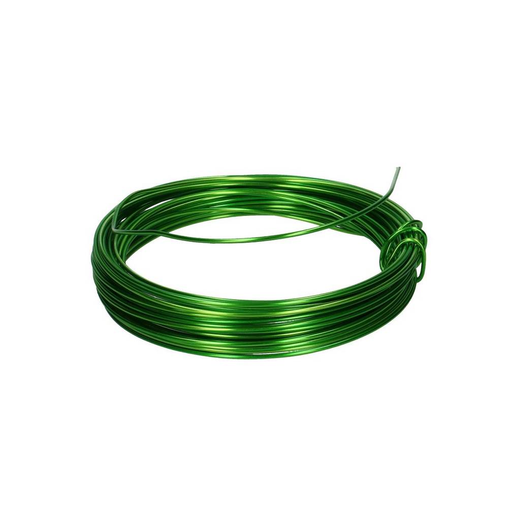Aluminium Draht grün 2mm 12m 100g