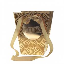 Tasche Ezra gold 17/13x11/11X20cm