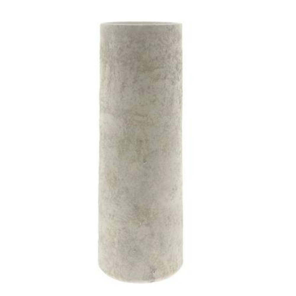 Keramik Vase Pronca grau D18cm H50cm