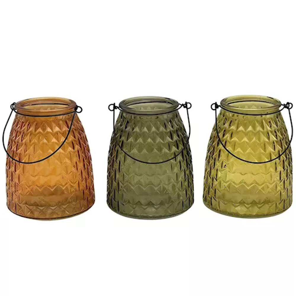 Glas Vase Anderson mit Henkel mix D15cm H20cm