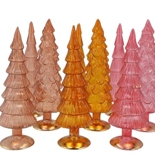 Weihnachtsbaum naturfarbig glas 9x30cm