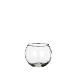 Glas Vase Kugel Fisch D07/05cm H05cm