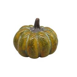 Keramik Kürbis grün D09.5cm