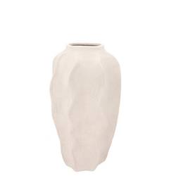 Keramik Vase Lisboa weiss 14x14x23cm