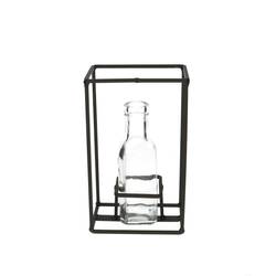 Flasche In Gestell D3/5cm H16cm