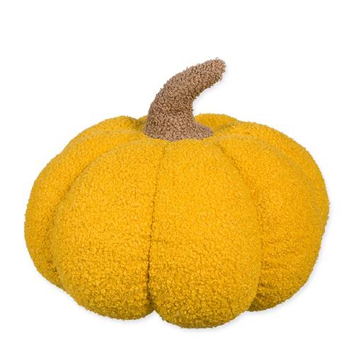 Deko Kürbis Teddy gelb D35cm