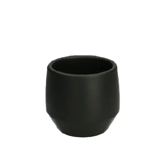 Keramik Übertopf Charly schwarz D08.5cm H08cm 