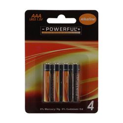 Batterie Alkaline Aaa x4