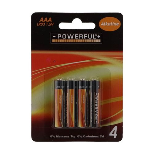 Batterie Alkaline Aaa x4