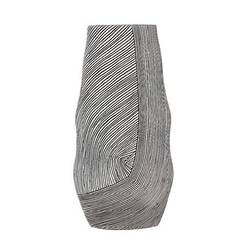 Kunststoff Vase Annulo grau D23cm H46cm