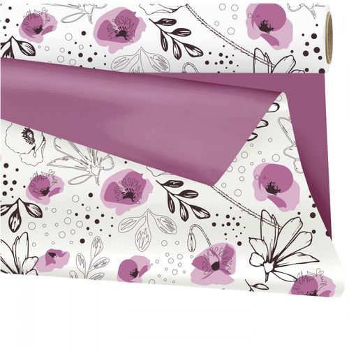 Folie Rolle 80cm Lilou Duo Matt lila 25m