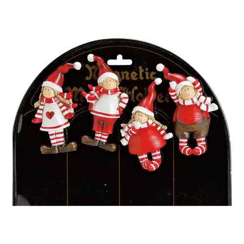 Magnet Winterkind auf Tafel sortiert 10cm