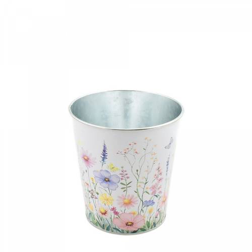 Zink Übertopf Alona D13cm H13cm 