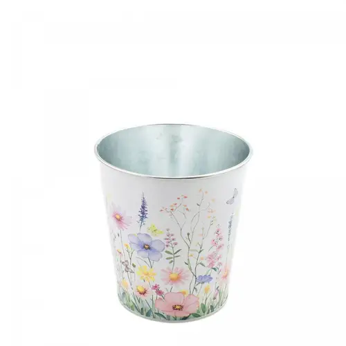 Zink Übertopf Alona D13cm H13cm 