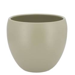 Keramik Übertopf Vinci grün D14cm H13cm