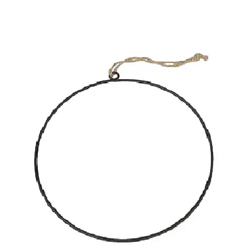 Ringe Hänger schwarz d40cm