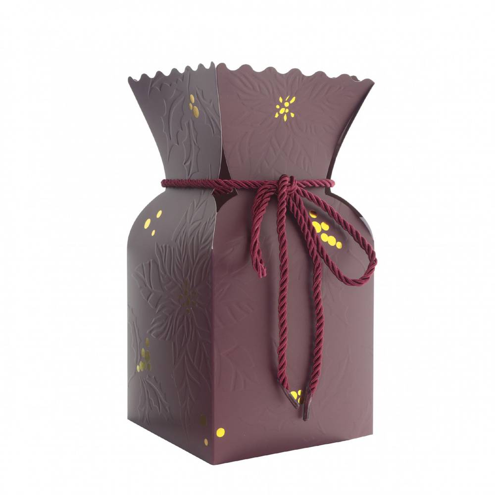 Straussvase Gloria rot D13cm H26cm