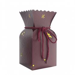 Straussvase Gloria rot D13cm H26cm