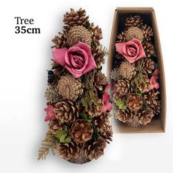 Baum Eva rosa H35cm