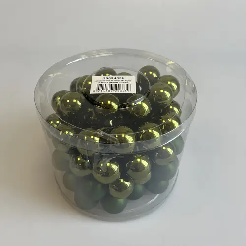 Kugel auf Draht grün mix D03cm x72