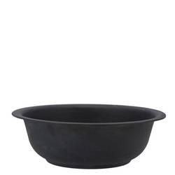 Zink Schale Basic schwarz D24cm H09cm