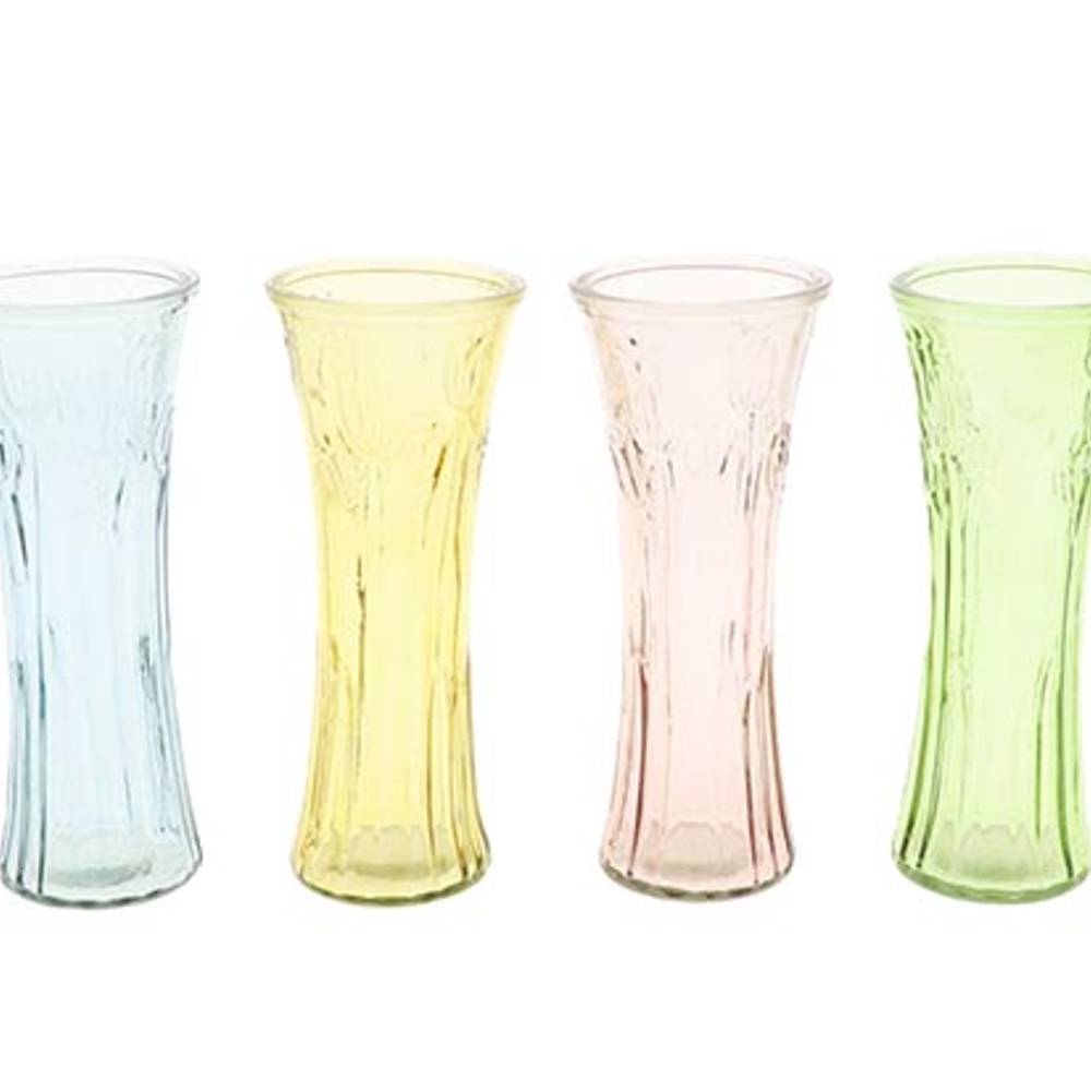 Glas Vasen Tulpe mix D10cm H24cm