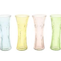 Glas Vasen Tulpe mix D10cm H24cm