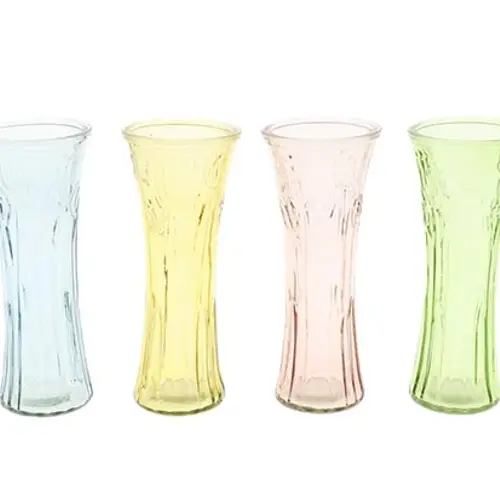 Glas Vasen Tulpe mix D10cm H24cm
