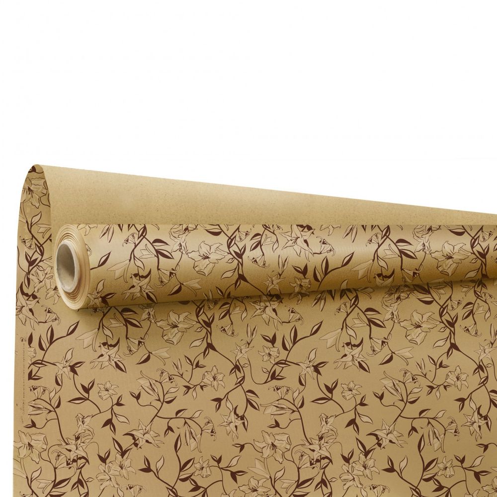 Papier Rolle Eco  Isaure dunkel rot 25m