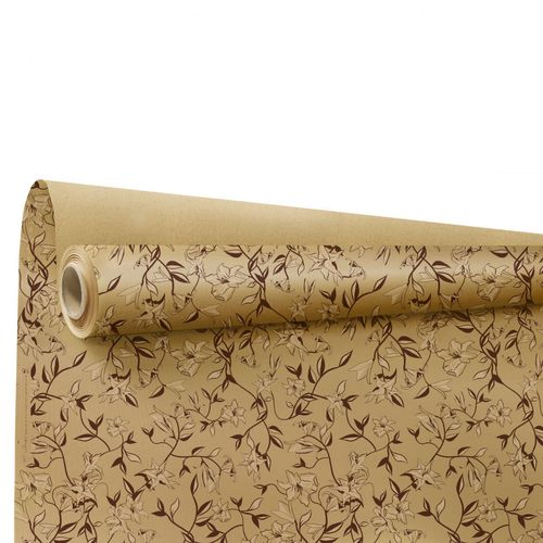 Papier Rolle Eco  Isaure dunkel rot 25m