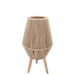 Laterne Cruz auf Ständer Sand 12x21x38cm