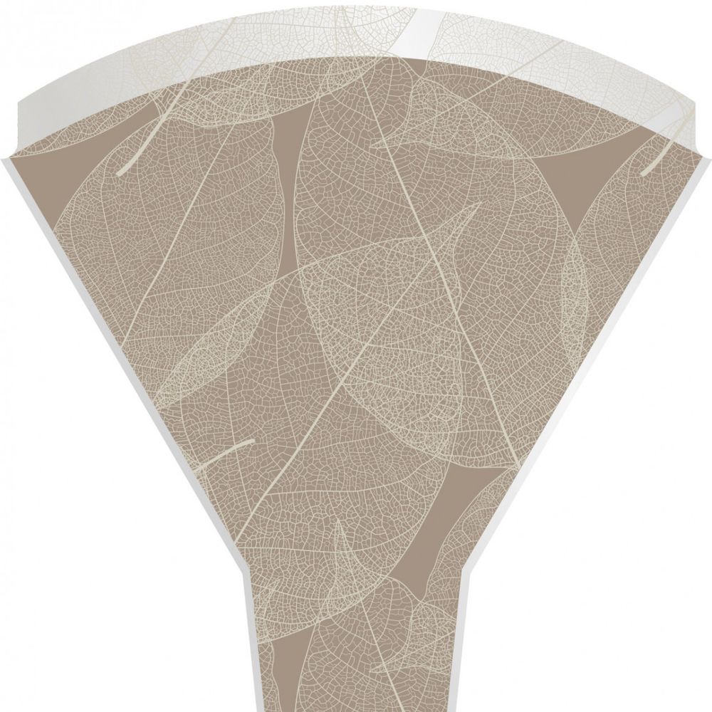 Tüte Skeleton Leaves grau 50x44x12cm x50