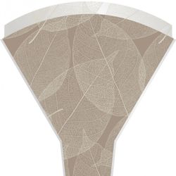 Tüte Skeleton Leaves grau 50x44x12cm x50