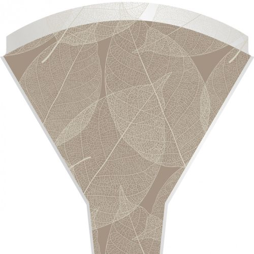 Tüte Skeleton Leaves grau 50x44x12cm x50