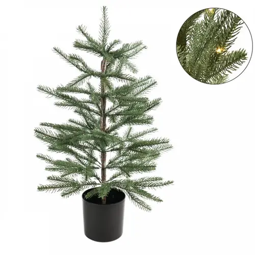 Deko Baum LED grün D40cm H60cm 
