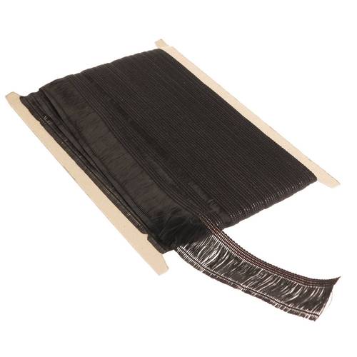 haarfransen schwarz selbstklebend 4cm 25m