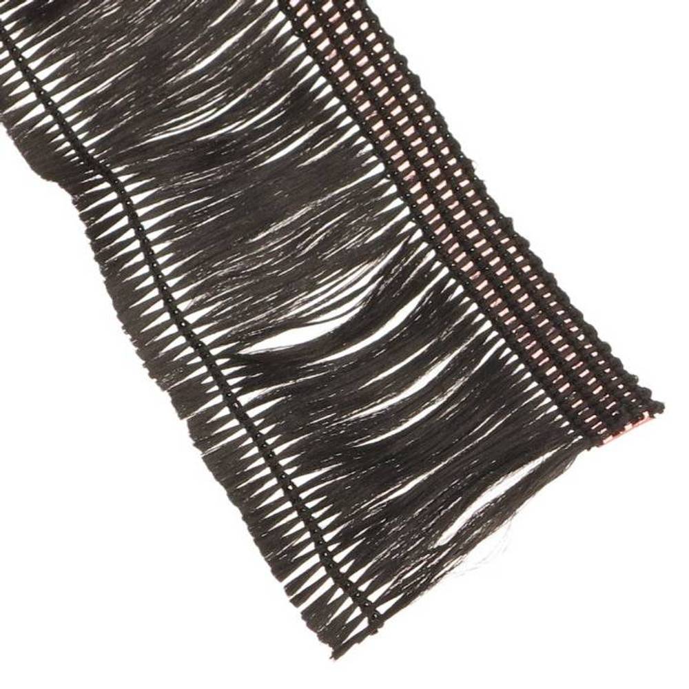 haarfransen schwarz selbstklebend 4cm 25m