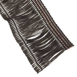 haarfransen schwarz selbstklebend 4cm 25m