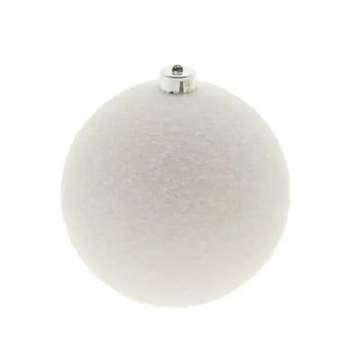Hänger Kugel weiss D15cm