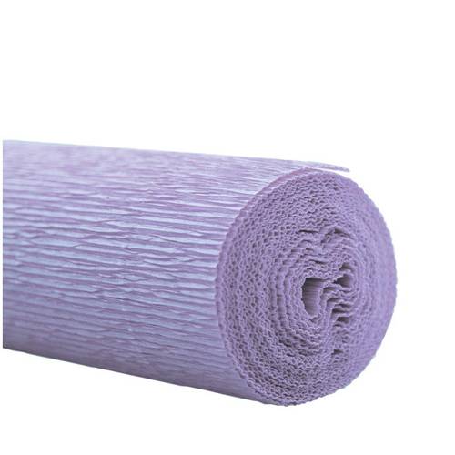 Papier Rolle 50cm Krepppapier lila 2.5m