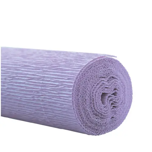 Papier Rolle 50cm Krepppapier lila 2.5m
