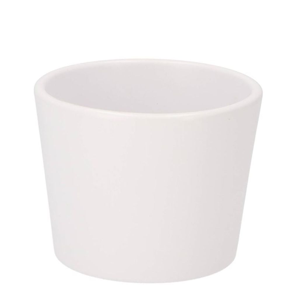 Keramik Orchidee Übertopf weiss D11cm