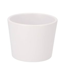 Keramik Orchidee Übertopf weiss D11cm