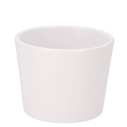 Keramik Orchidee Übertopf weiss D11cm