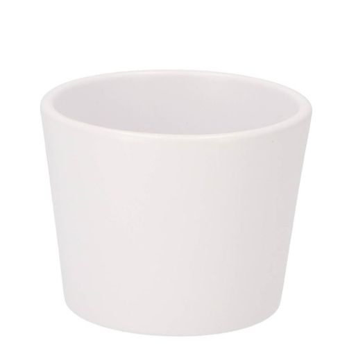 Keramik Orchidee Übertopf weiss D11cm